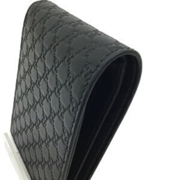 Gucci Bi fold Wallet Guccissima GG Leather Black - Picture 5 of 9